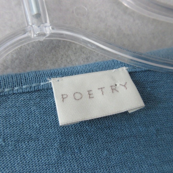 Poetry 100% Linen V Neck Top - Picture 5 of 15